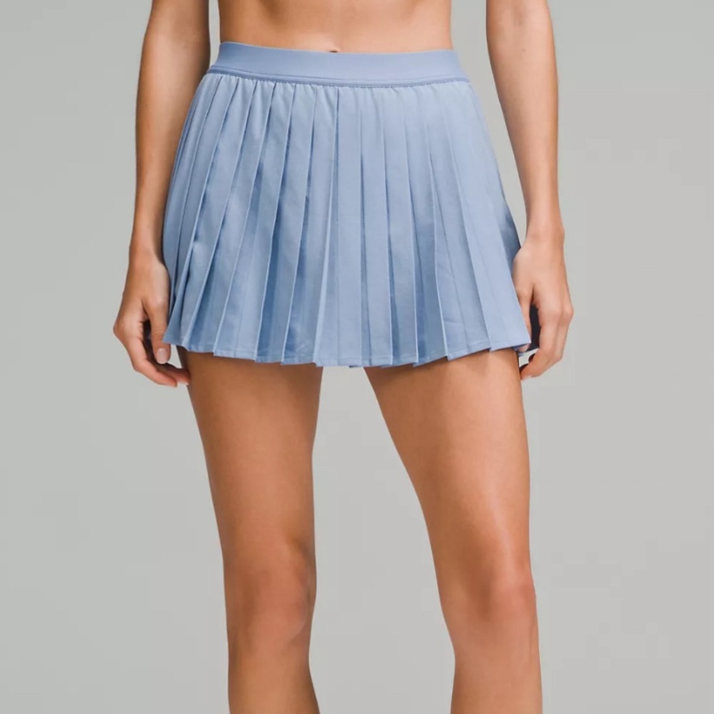 lululemon athletica Light Blue Pleated Athletic Skirt